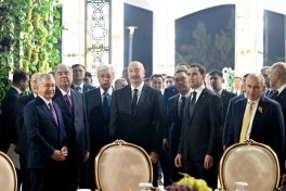 Prezident İlham Əliyev MDB Ölkələrinin Milli Kulinariya Festivalı ilə tanış olub, rəsmi qəbulda iştirak edib - FOTO