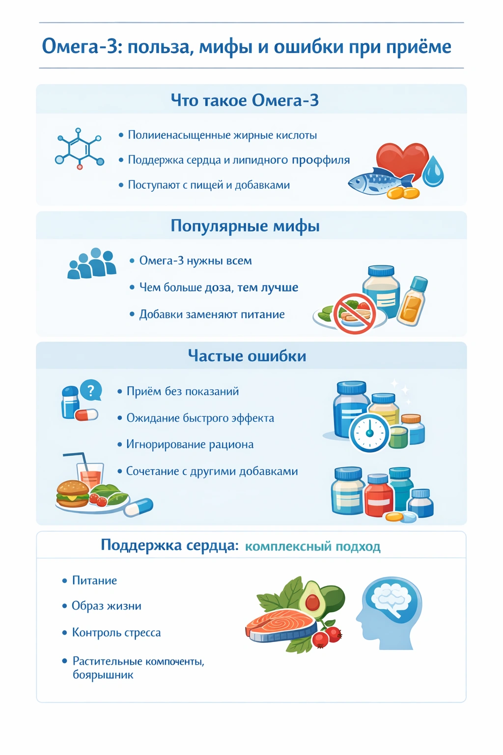 "Omega-3: faydaları, miflər və qəbul zamanı yol verilən səhvlər" - Araşdırma