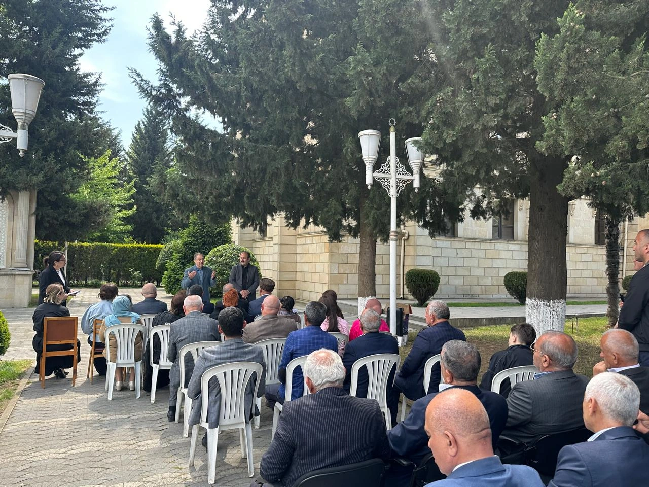Masallı Kitab Festivalında Əkbər Qoşalının “Seçilmiş əsərləri”nin I cildinin imza mərasimi keçirilib - FOTO