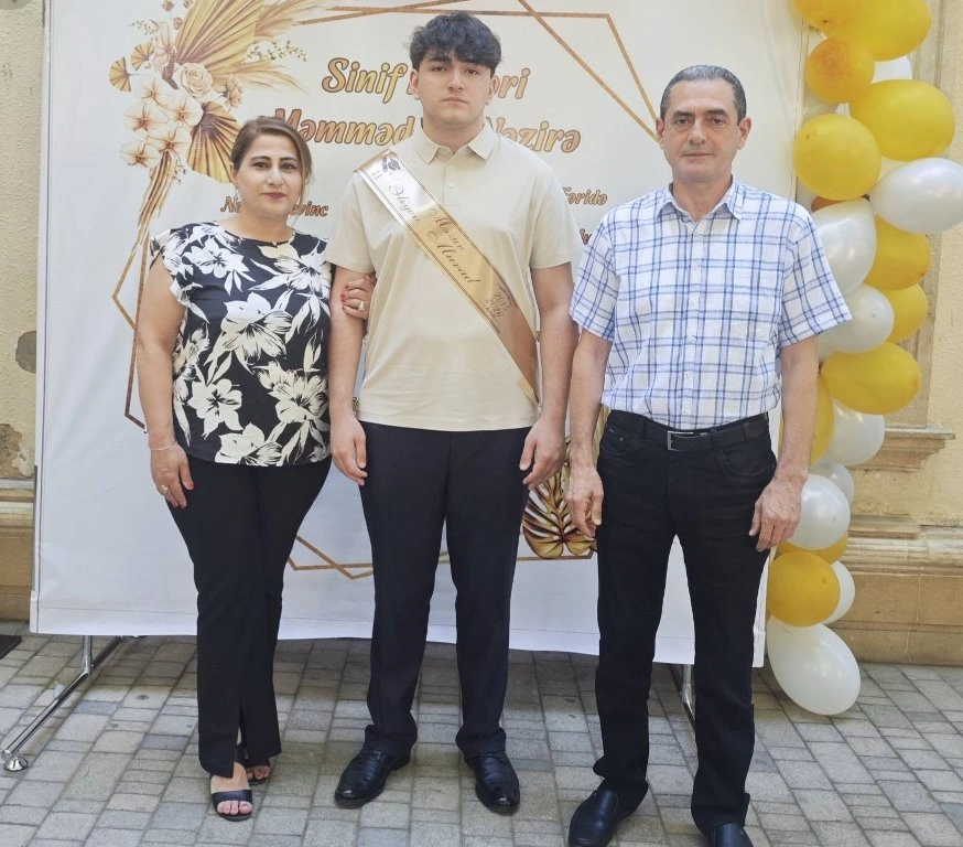 Tələbə adını qazanan jurnalist övladları - FOTO