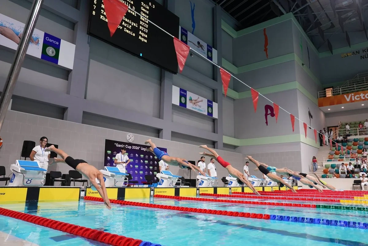 Gəncədə "Ganja Cup 2026" üzgüçülük yarışı keçirilib - FOTO