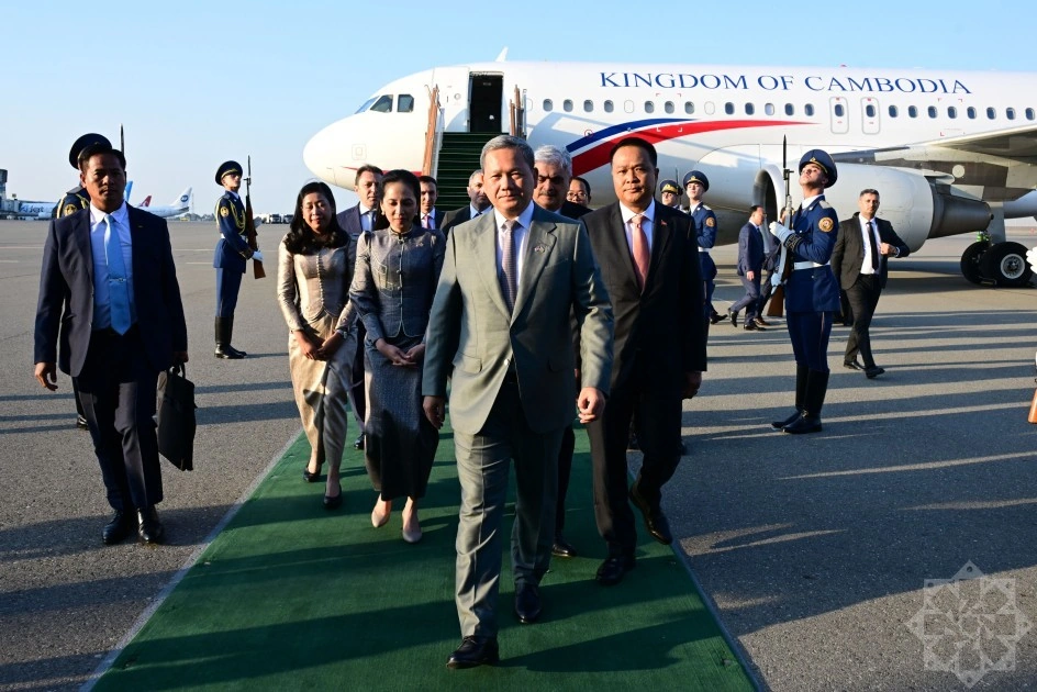 Kambocanın Baş naziri Azərbaycana rəsmi GƏLDİ - FOTO