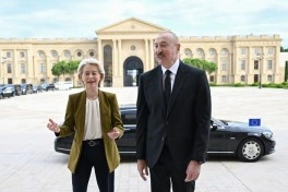 İlham Əliyevin Avropa Komissiyasının Prezidenti ilə təkbətək görüşü olub - FOTO
