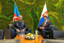 Azərbaycan ilə Slovakiya arasında hərbi əməkdaşlıq müzakirə edilib - FOTO