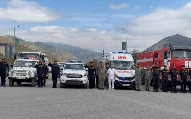 Kəlbəcər şəhərində şəhidlərin xatirəsi anılıb