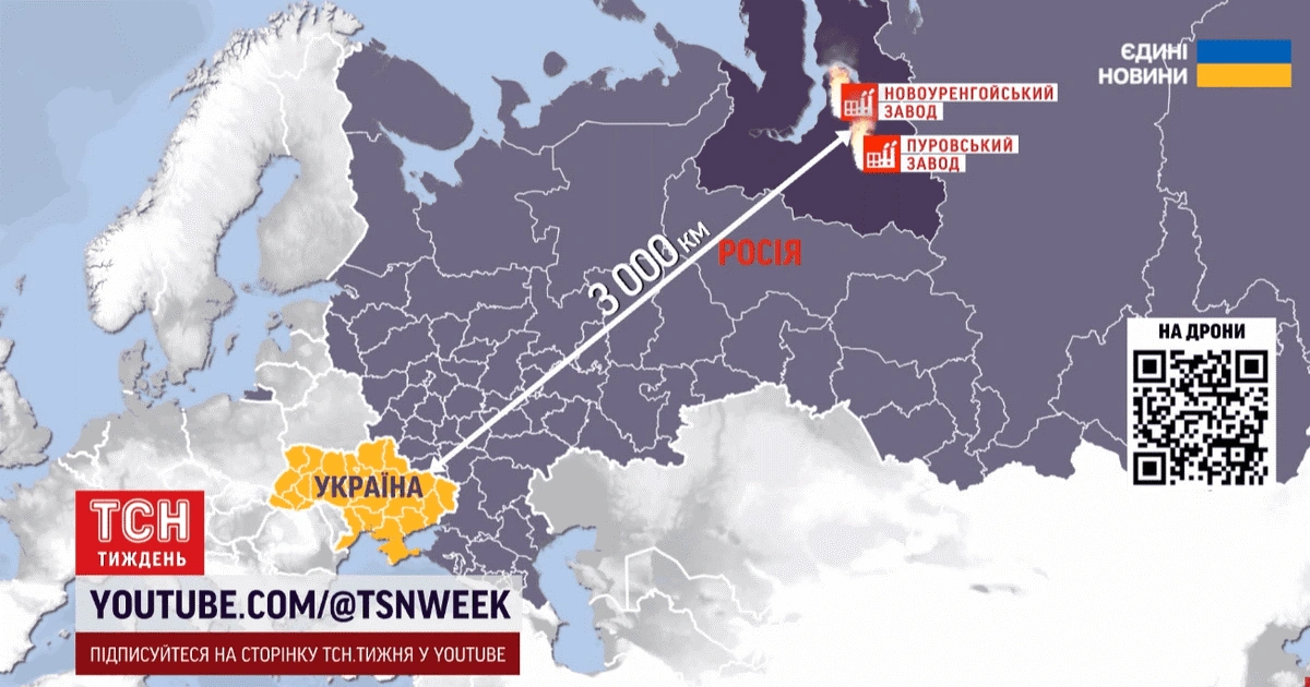 Dronlar ilk dəfə Şimal qütb dairəsinin arxasına  uçdu- Rusiyanın 3000 km-likdəki  "qaz ürəyinə" zərbə vurdu...-+VİDEO