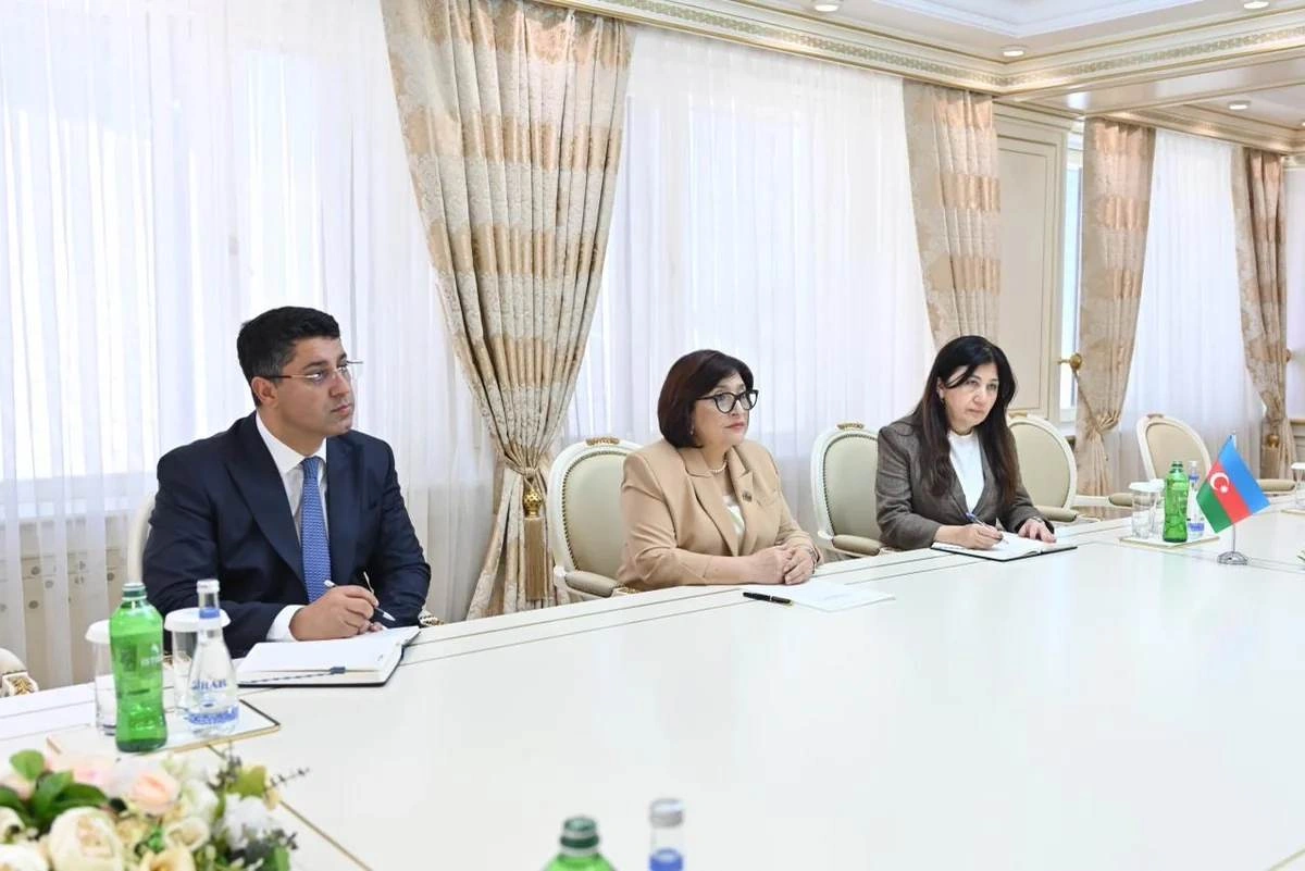 Sahibə Qafarova Qlobal Tolerantlıq və Sülh Şurasının sədri ilə görüşüb - FOTO