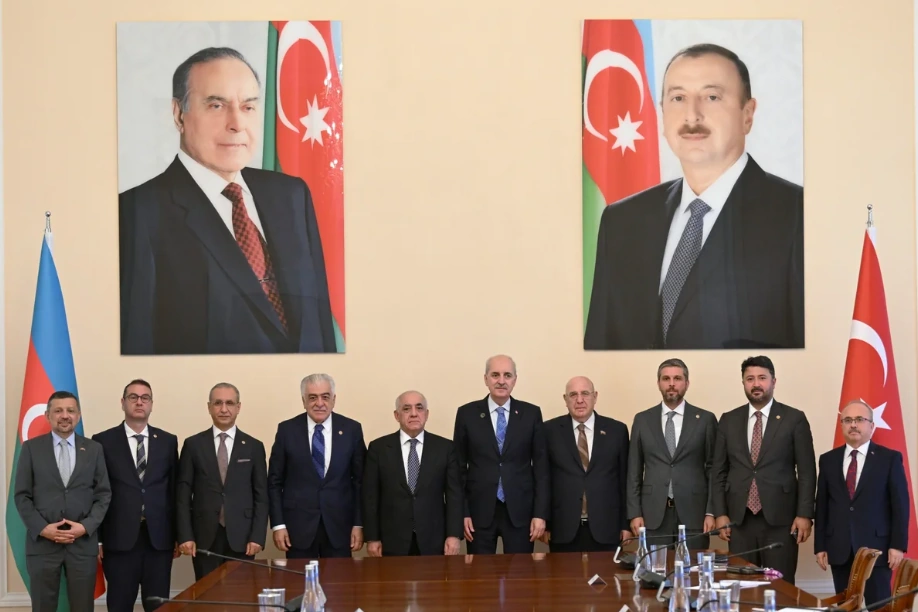Əli Əsədov TBMM sədri Numan Kurtulmuşla görüşüb - FOTO