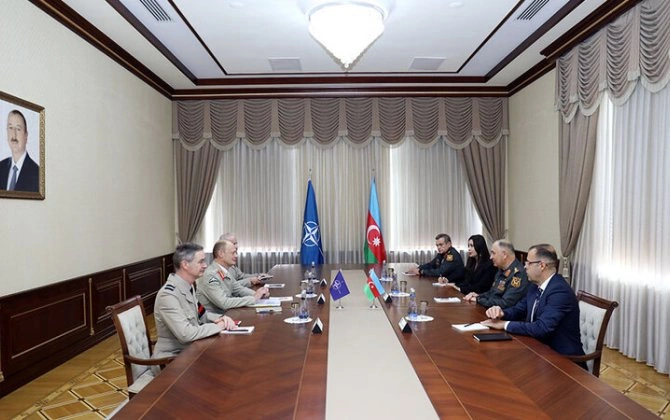 Kərim Vəliyev NATO-nun nümayəndə heyəti ilə görüşdü - FOTO