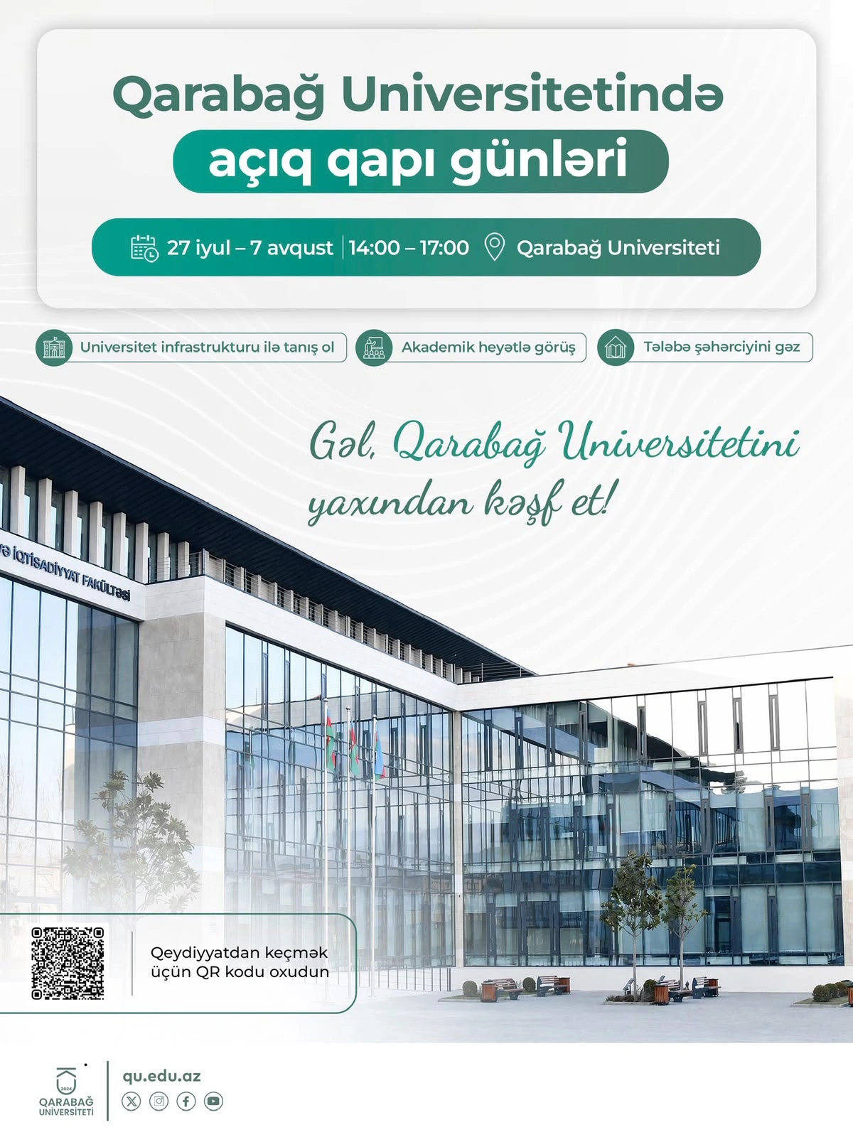 Qarabağ Universiteti Açıq Qapı günləri həyata keçirir - FOTO