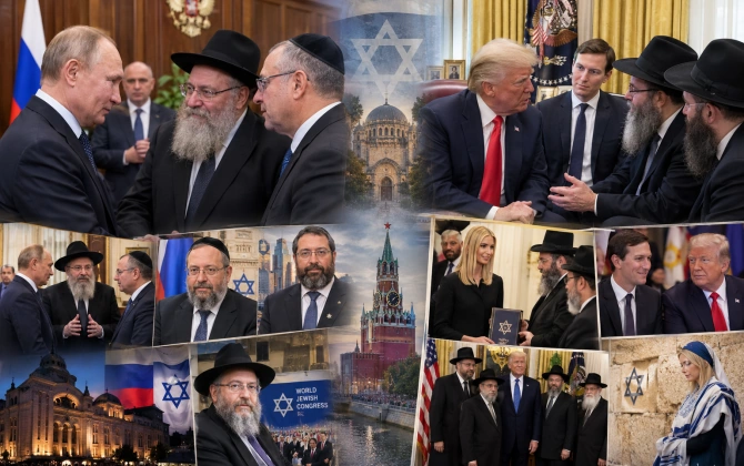Putin və Tramp: Kimdirlər? Kimə işləyirlər?..- Hər iki liderin bu yəhudi dini-siyasi qurumuyla əlaqəsi təsdiqlənir...-VI