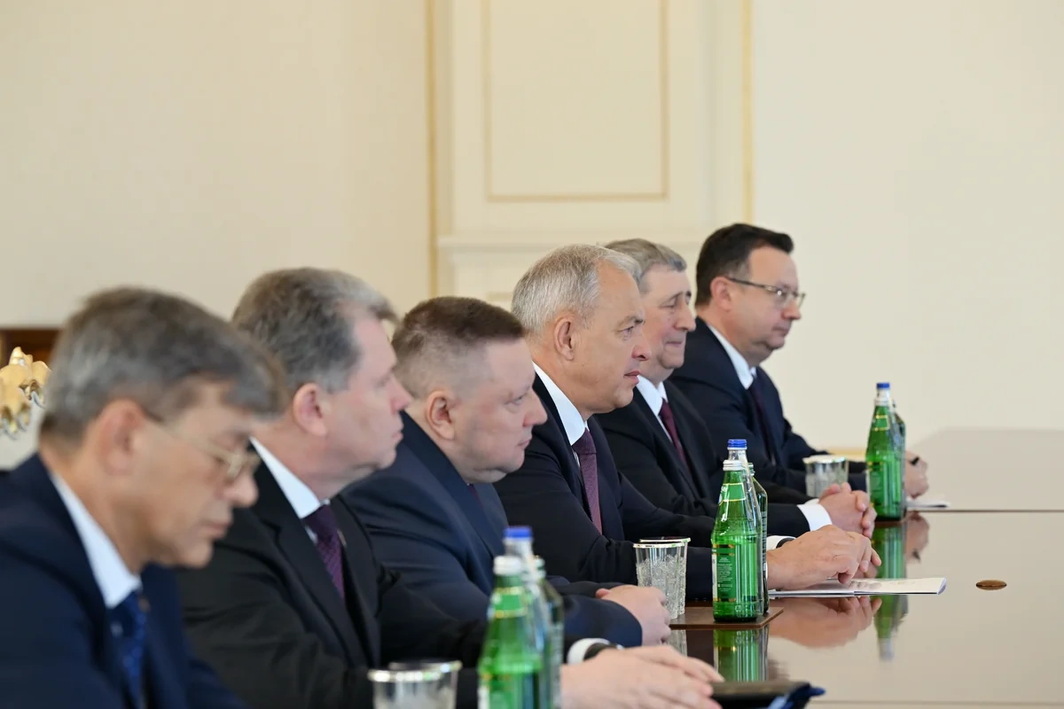 İlham Əliyev Belarus Milli Assambleyası Nümayəndələr Palatasının sədrini qəbul etdi - FOTO