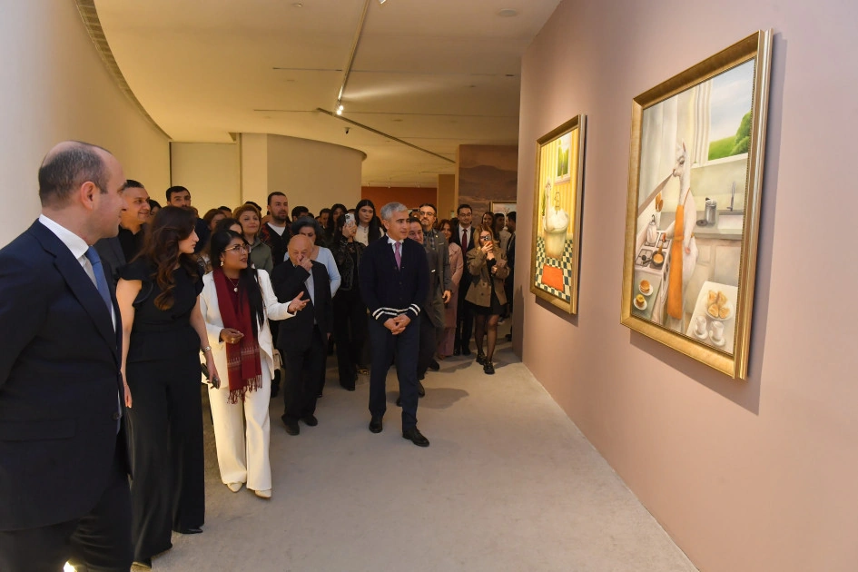 Heydər Əliyev Mərkəzində “And və Qafqaz dağları arasında təxəyyül dünyası” sərgisinin açılışı olub - FOTO