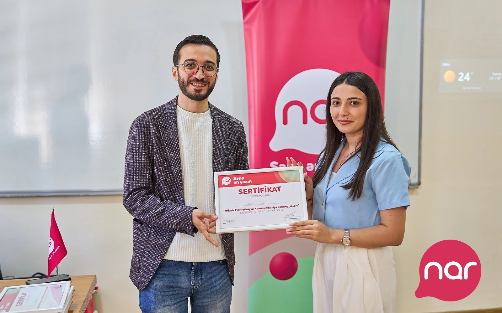 “Nar” Gəncədə tələbələr üçün marketinq və karyera təlimləri təşkil etdi - FOTO