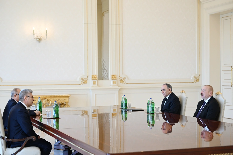İlham Əliyev Türkiyə Ali Məhkəməsinin Baş prokurorunu qəbul etdi - FOTO