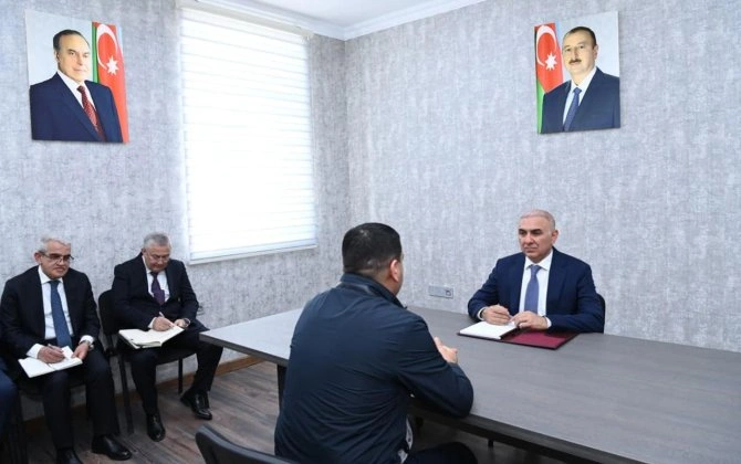 Vüqar Əhmədov Şuşada vətəndaşları qəbul etdi