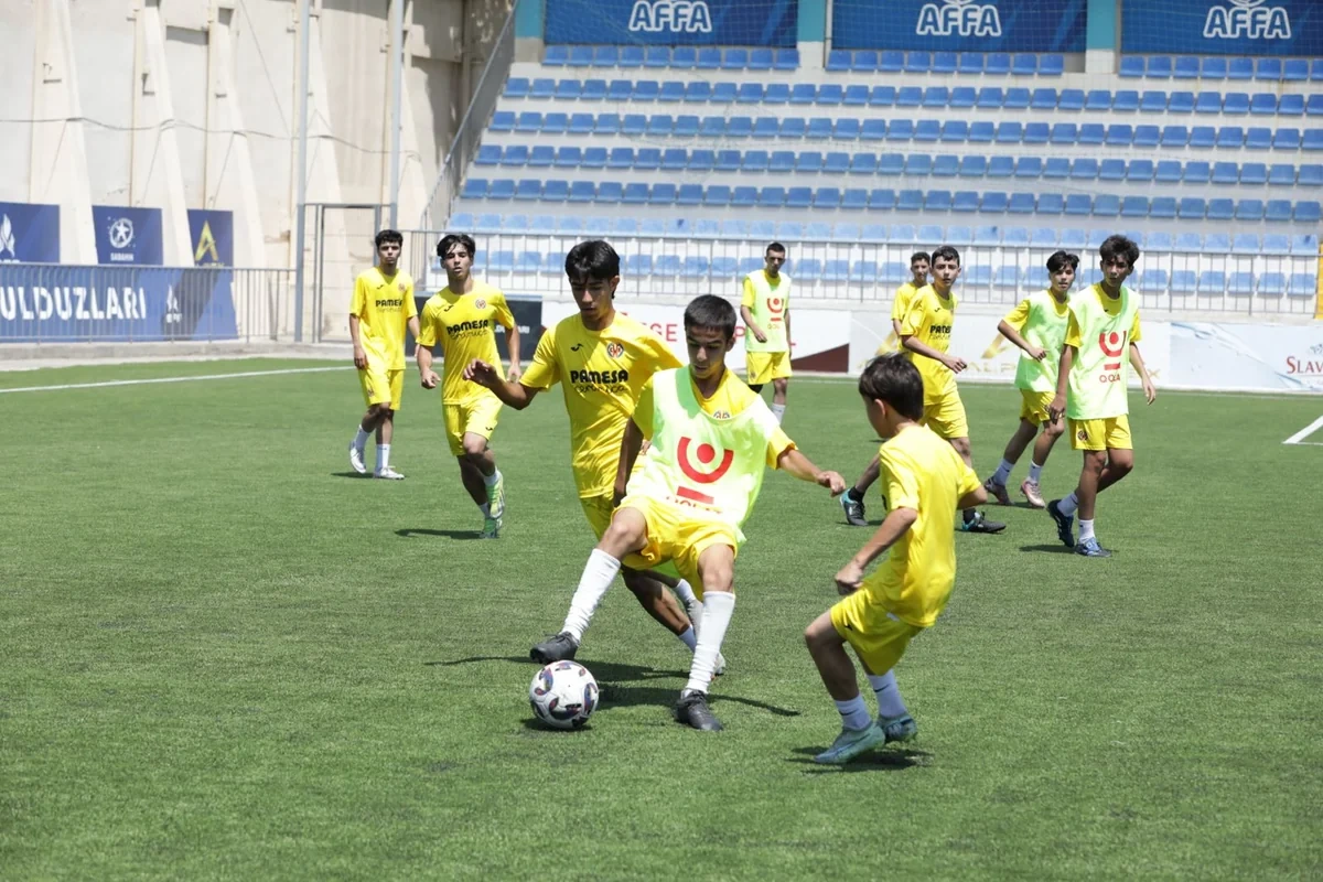 İspaniyanın "Vilyarreal" klubu Bakıda futbol düşərgəsi təşkil edir - FOTO