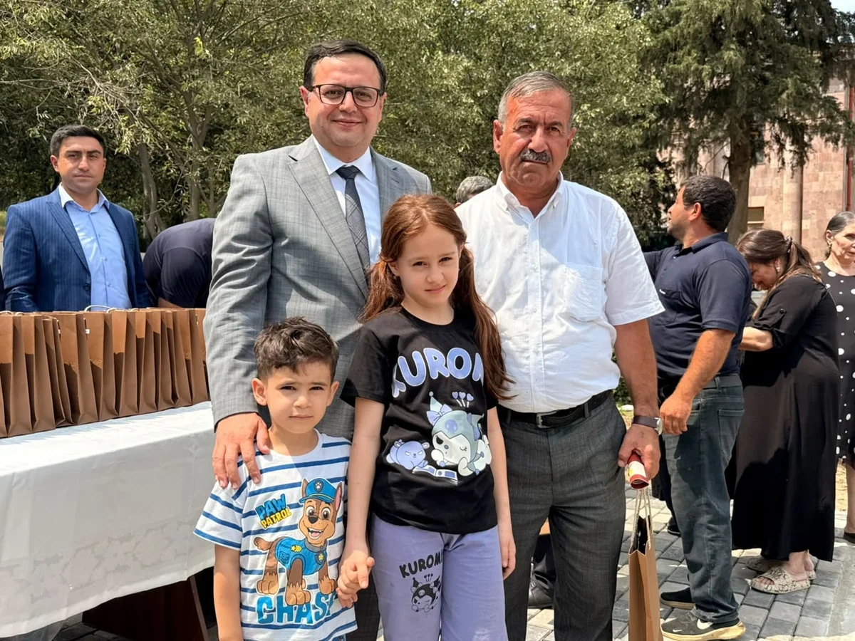 Xocavəndin iki kəndinə ilk köç karvanı çatdı, mənzillərin açarları təqdim olundu - FOTO
