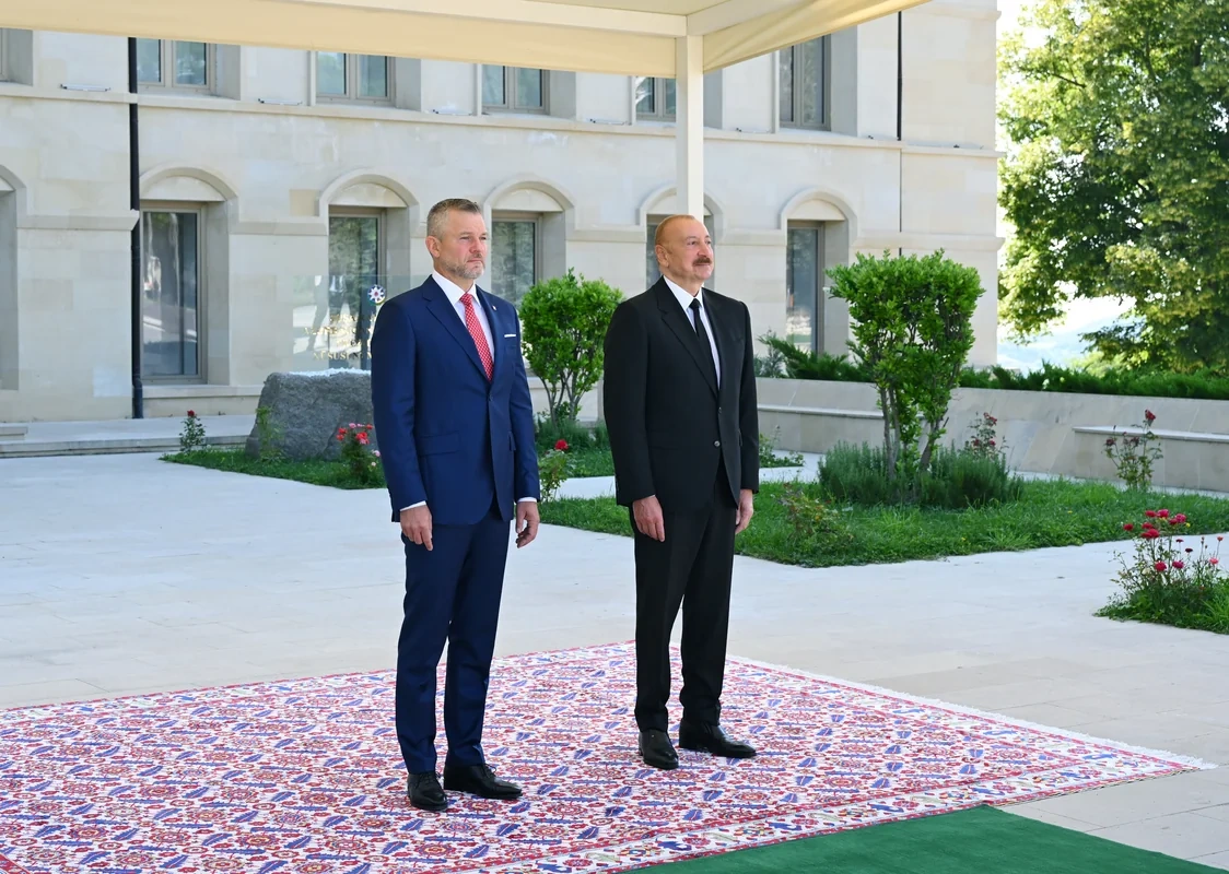 İlham Əliyev Şuşada Peter Pelleqrinini qarşıladı - FOTO