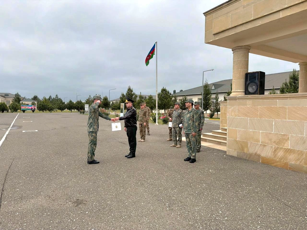 Hərbi prokuror Müdafiə Nazirliyinin artilleriya hərbi hissəsində tədbir keçirdi - FOTO