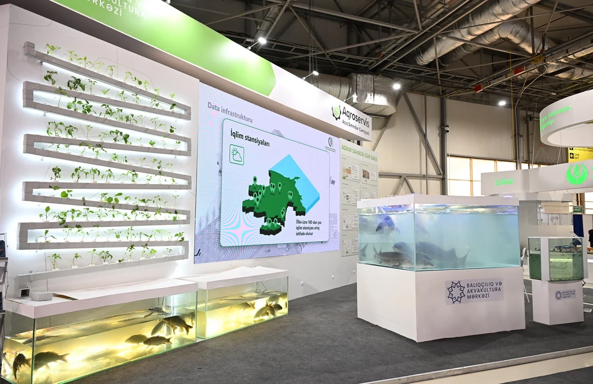 İlham Əliyev 19-cu "Caspian Agro Week" və 31-ci "InterFood Azerbaijan" sərgiləri ilə tanış olub - FOTO