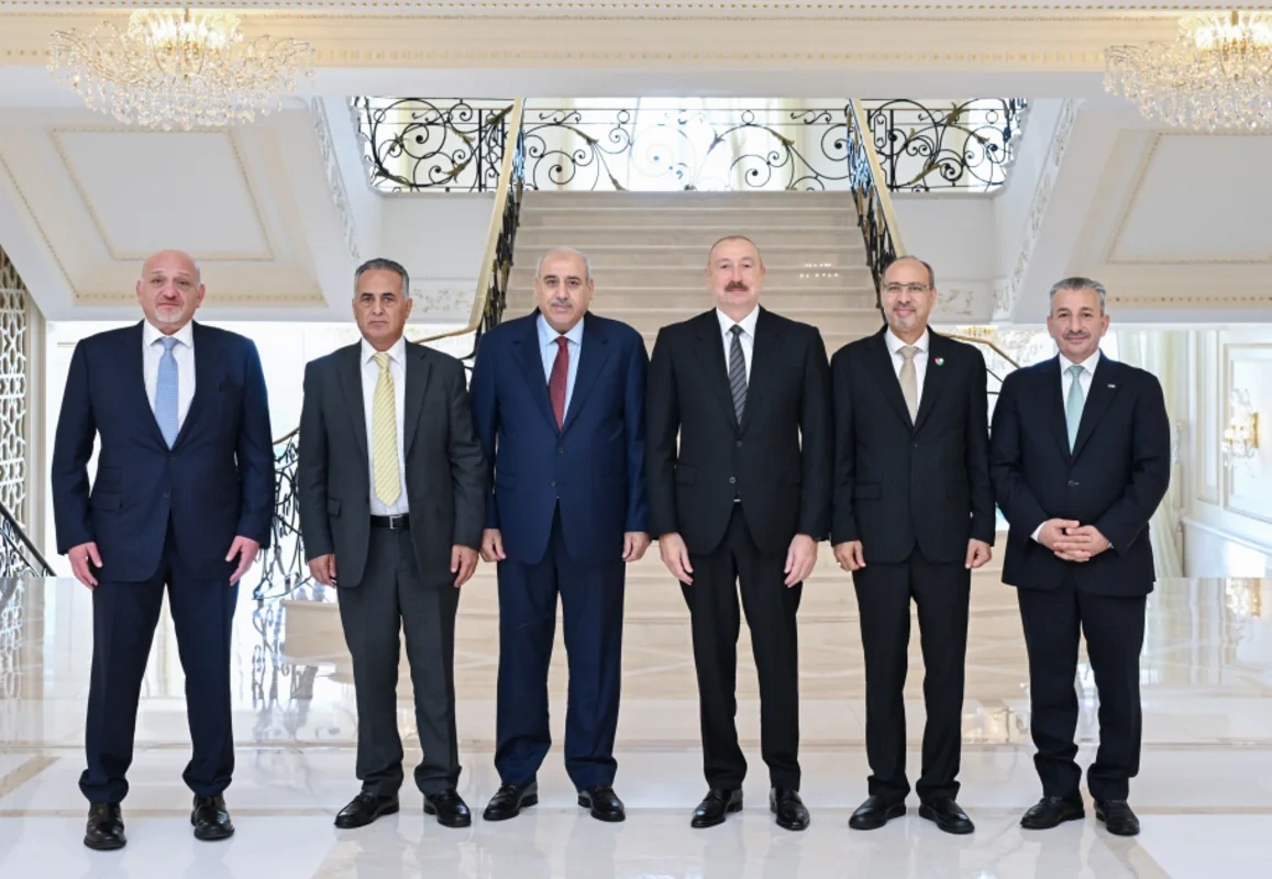 İlham Əliyev İordaniya Nümayəndələr Palatasının sərdini qəbul etdi - FOTO