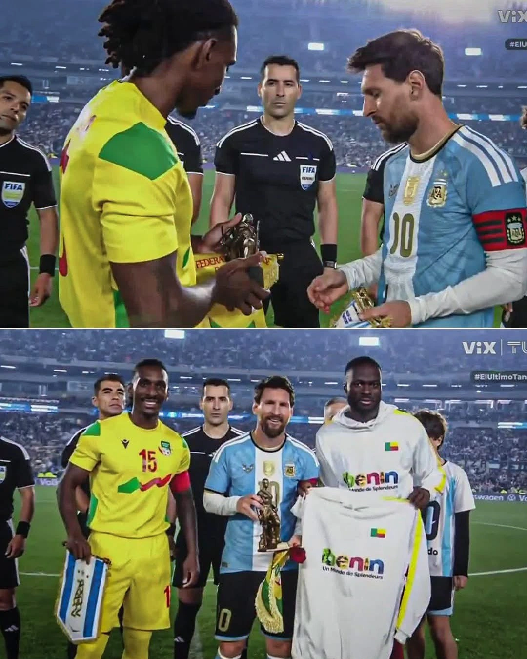 “Neftçi”nin futbolçusu Messiyə xüsusi hədiyyələr təqdim edib - FOTO