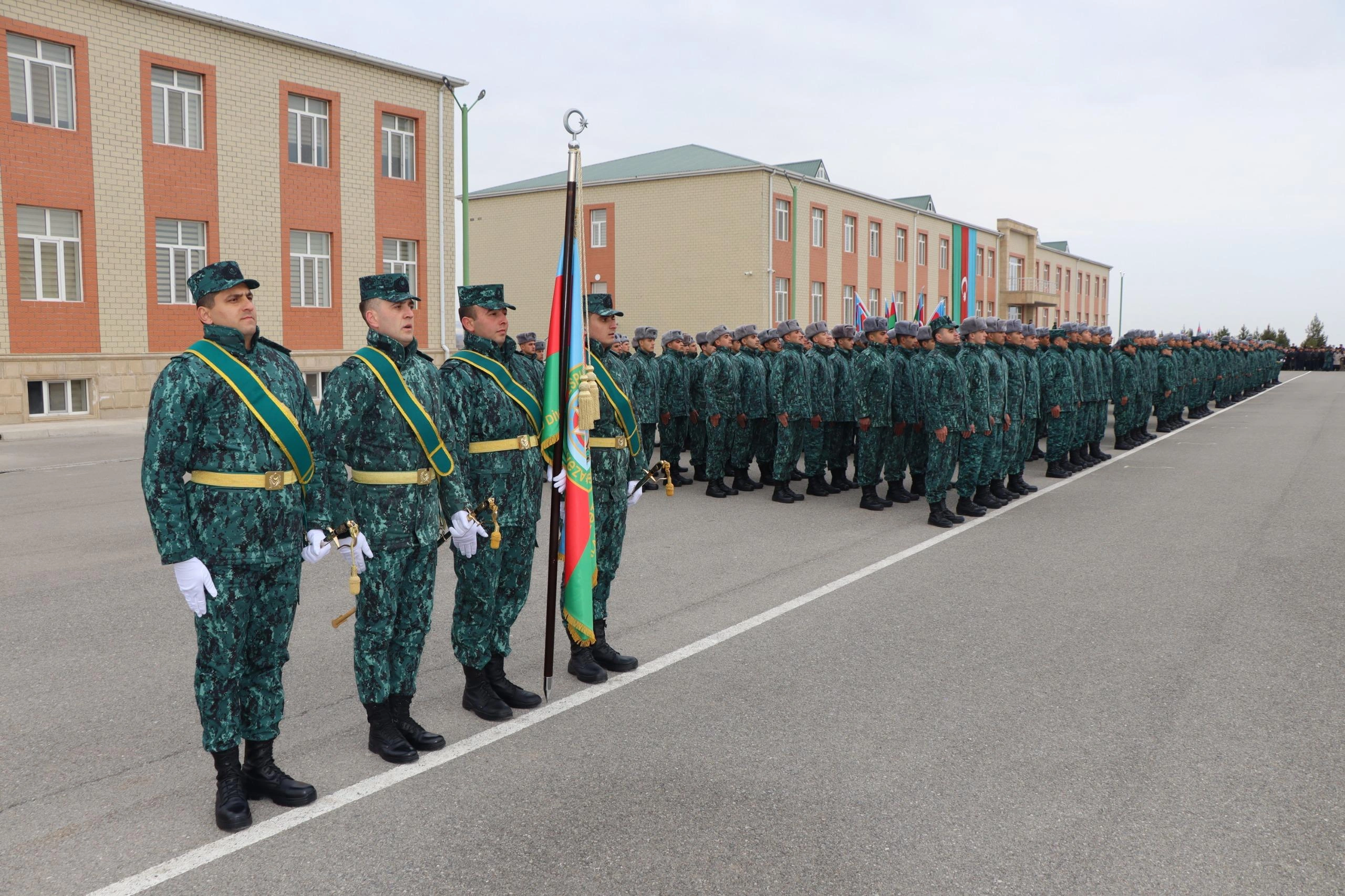 Gənc əsgərlərin andiçmə mərasimi keçirildi - FOTO