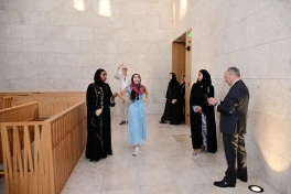 Leyla Əliyeva Luvr Əbu-Dabi muzeyini və İbrahim Ailə Evini ziyarət edib - FOTO