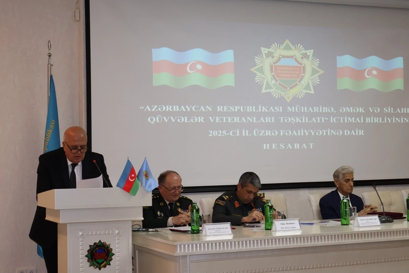 Müharibə, Əmək və Silahlı Qüvvələr Veteranları Təşkilatında hesabat yığıncağı keçirilib