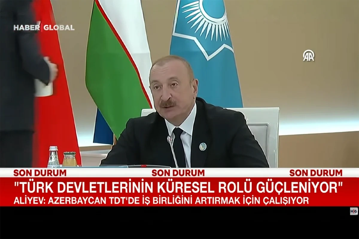 "Haber Global" İlham Əliyevin Türküstandakı çıxışına diqqət çəkdi - VİDEO