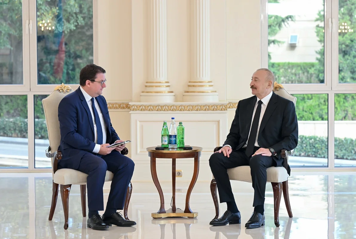 İlham Əliyev Avstriyanın Azərbaycana yeni təyin olunmuş səfirini qəbul etdi - FOTO