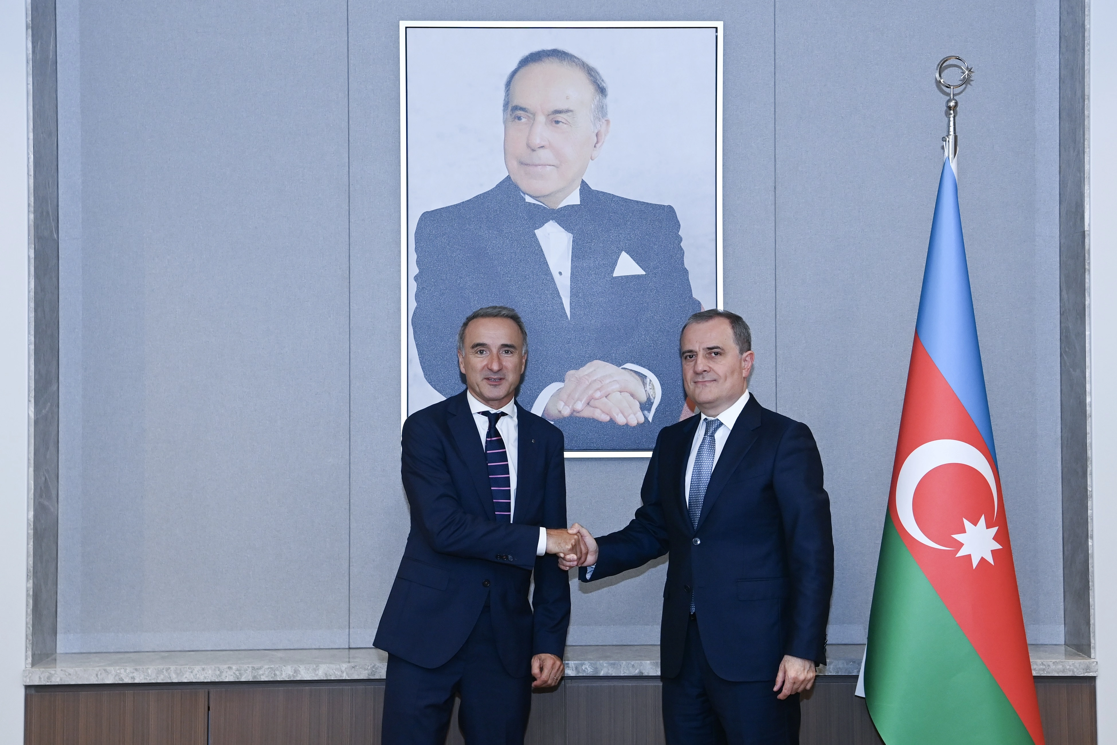 Ceyhun Bayramov ATƏT Parlament Assambleyasının Prezidenti ilə görüşdü - FOTO