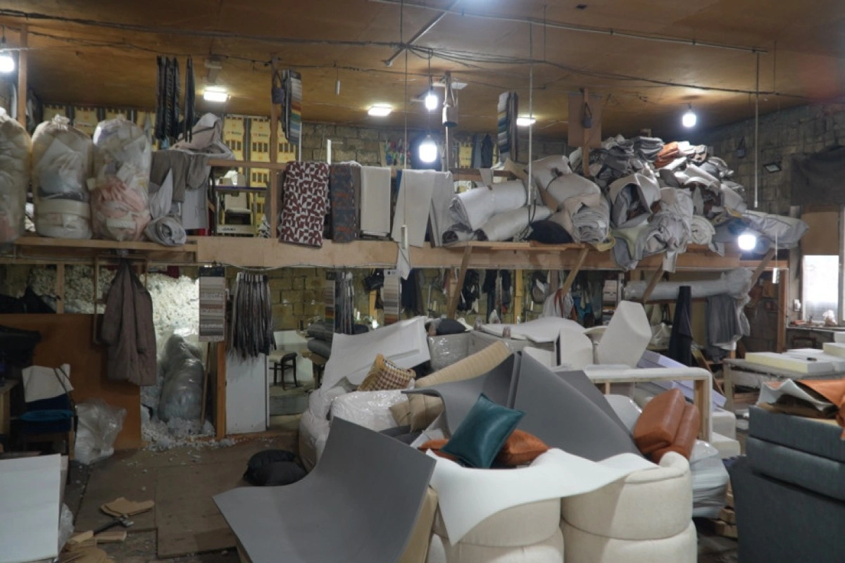 Bakıda mebel sexinin fəaliyyəti dayandırıldı - FOTO/VİDEO