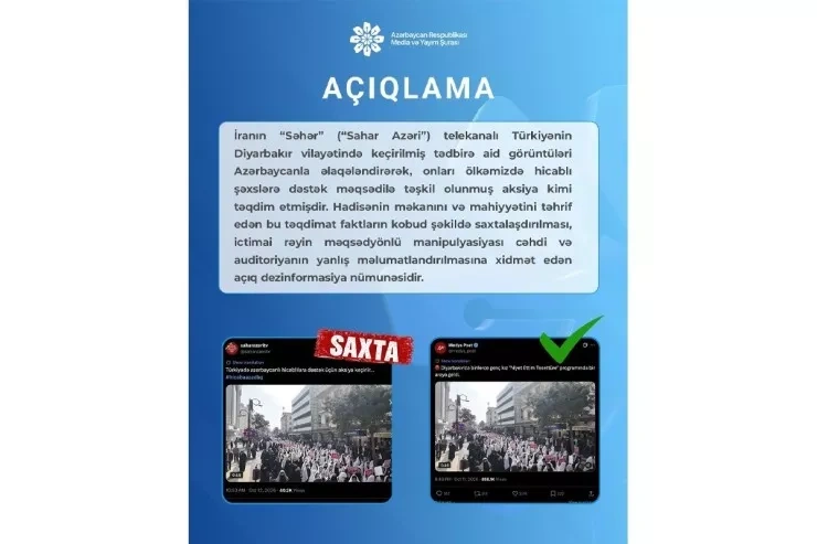 İranın "Səhər" kanalının dezinformasiyası ifşa olundu - FAKT