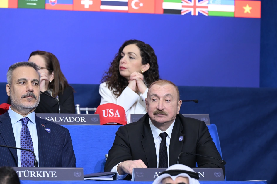 Prezident İlham Əliyev Vaşinqtonda Sülh Şurasının ilk iclasında iştirak edib - FOTO - YENİLƏNİB