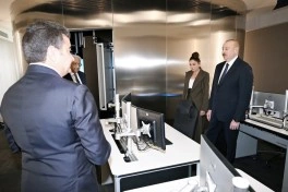 Prezident Milli Aviasiya Akademiyasında Beynəlxalq Təlim Mərkəzinin açılışında iştirak edib - FOTO