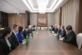 Prezident İlham Əliyev Çin Dövlət Şurasının Baş nazirinin müavinini qəbul edib - FOTO