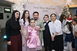 Leyla Əliyeva, Arzu Əliyeva və Alena Əliyeva xüsusi qayğıya ehtiyacı olan uşaqlar üçün təşkil olunan bayram şənliyində iştirak ediblər - FOTO