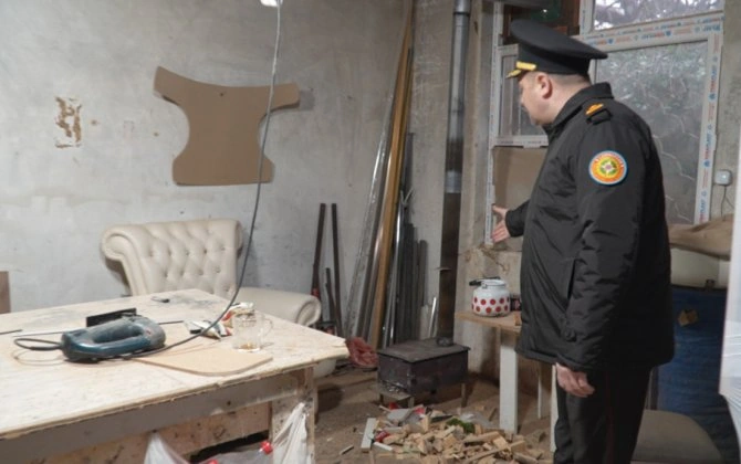 Bakıda mebel sexinin fəaliyyəti dayandırıldı - FOTO/VİDEO