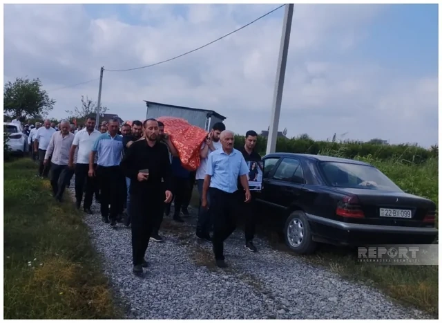 Xarkovda ölən azərbaycanlı tələbə dəfn edildi - FOTO