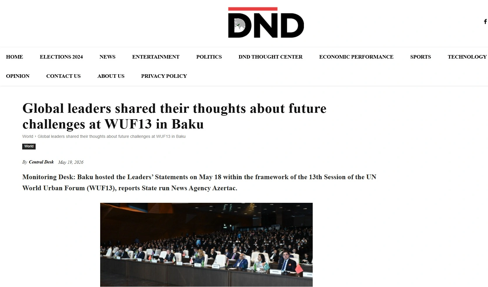 WUF13 dünya mediasının diqqət mərkəzində qalmaqdadır - FOTO