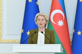 İlham Əliyev və Ursula Fon der Lyayen mətbuata bəyanatlarla çıxış ediblər - YENİLƏNİB - VİDEO - FOTO