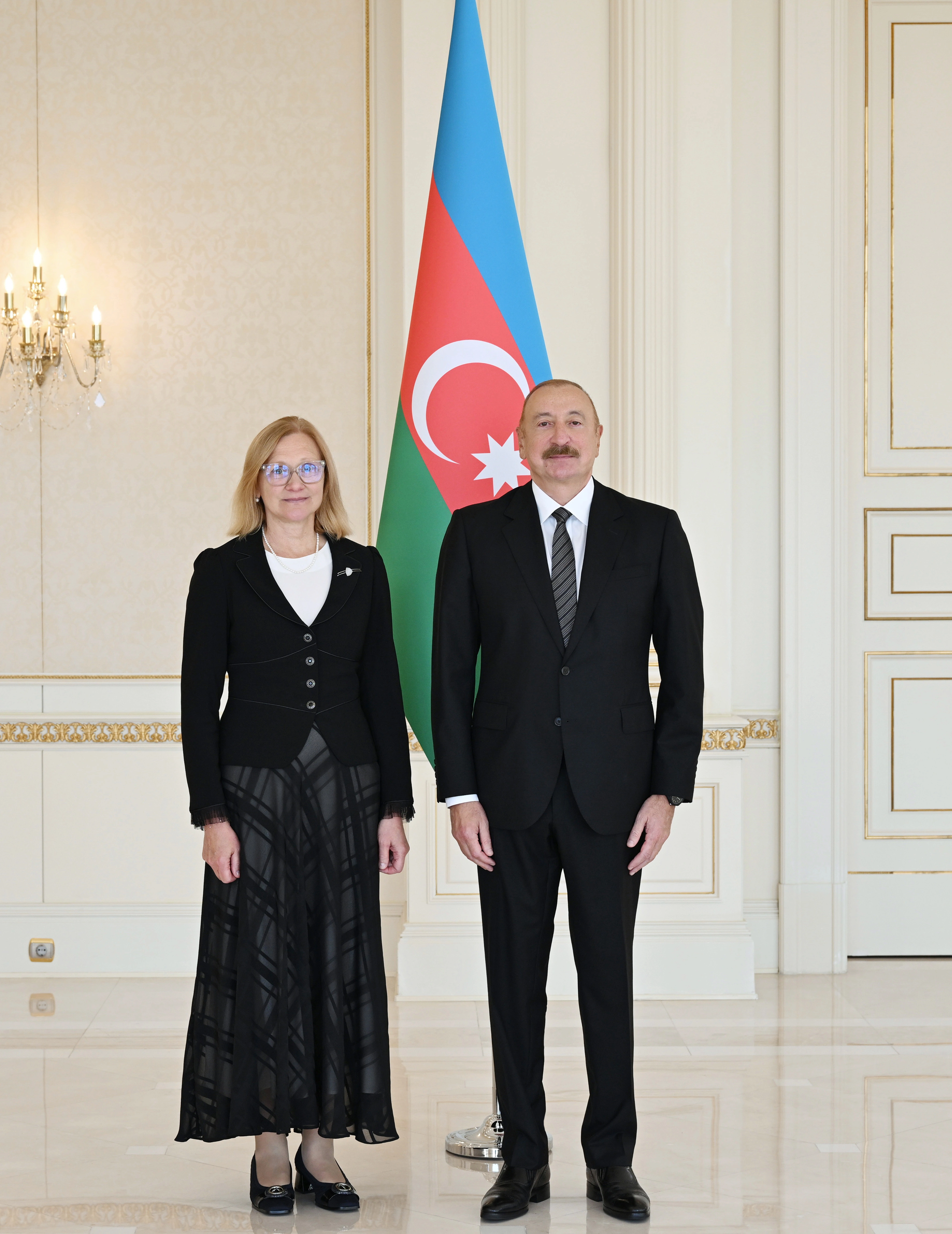 İlham Əliyev Estoniyanın Azərbaycanda yeni təyin olunmuş səfirini qəbul etdi - FOTO