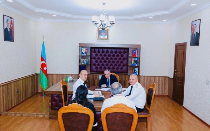 Baş prokuror Şəmkirdə vətəndaşları qəbul etdi - FOTO