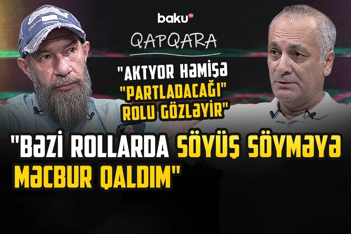 Əməkdar artist özünə qadağa qoyub: "Bu cür rollarda çəkilməyəcəyəm" - VİDEO