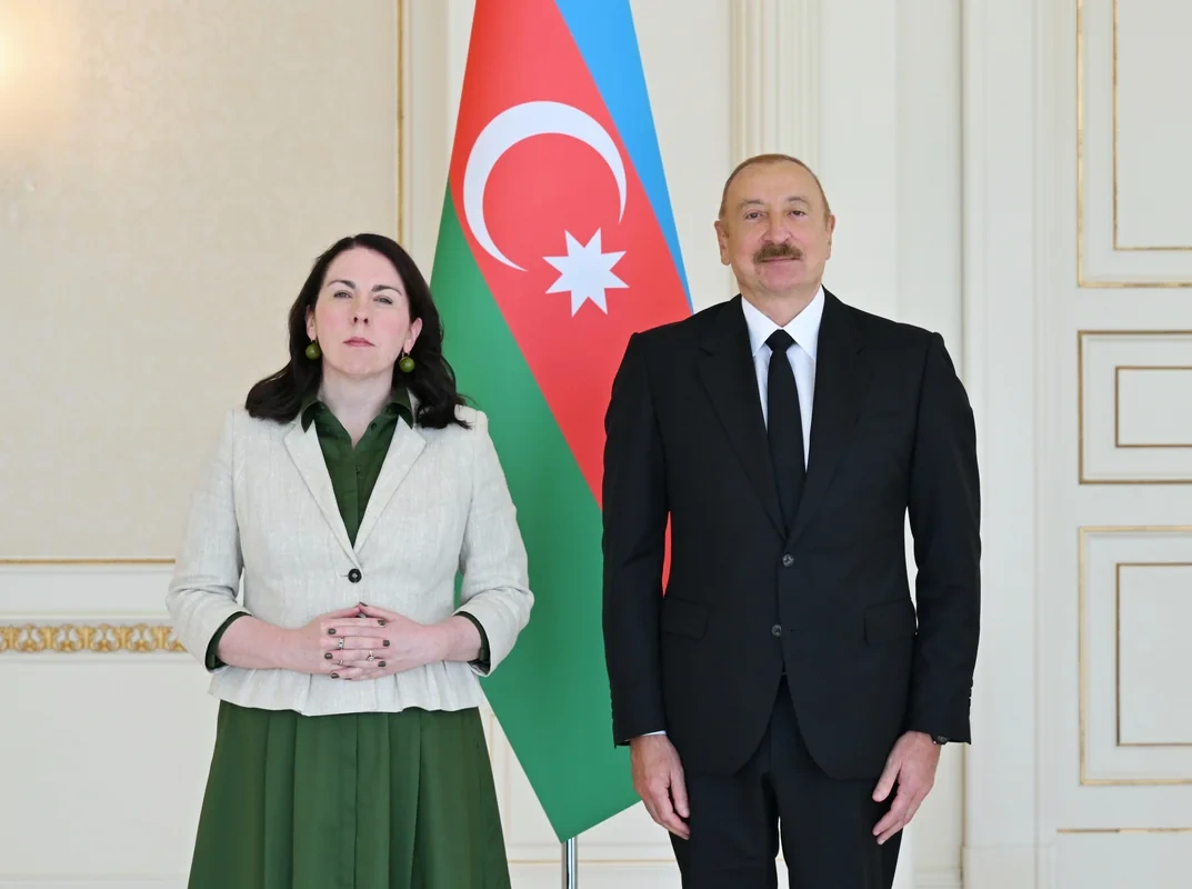 Prezident İrlandiyanın Azərbaycana yeni təyin olunmuş səfirini qəbul etdi - FOTO