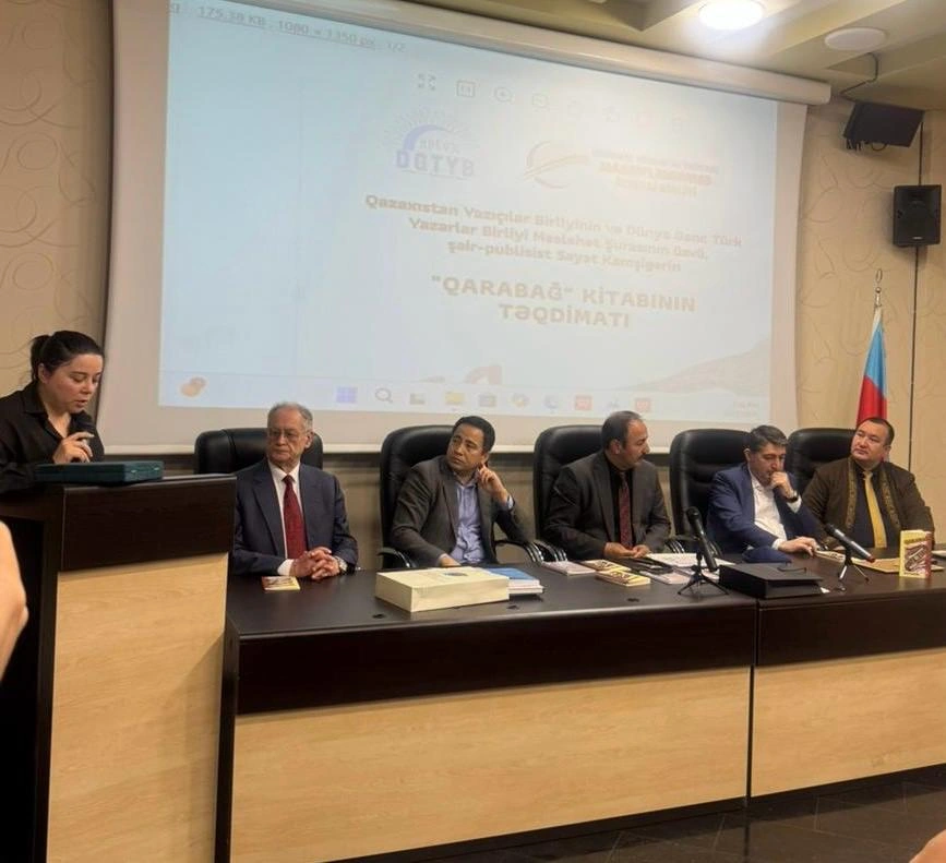 Bakıda qazax şairinin “Qarabağ” kitabının təqdimatı keçirilib - FOTOLAR