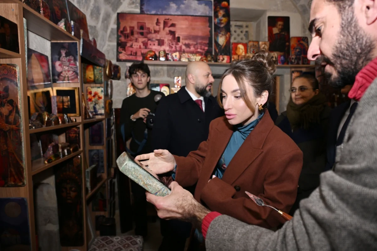 Buxara karvansarasının əsaslı bərpa və konservasiya işlərindən sonra açılışı olub - FOTO