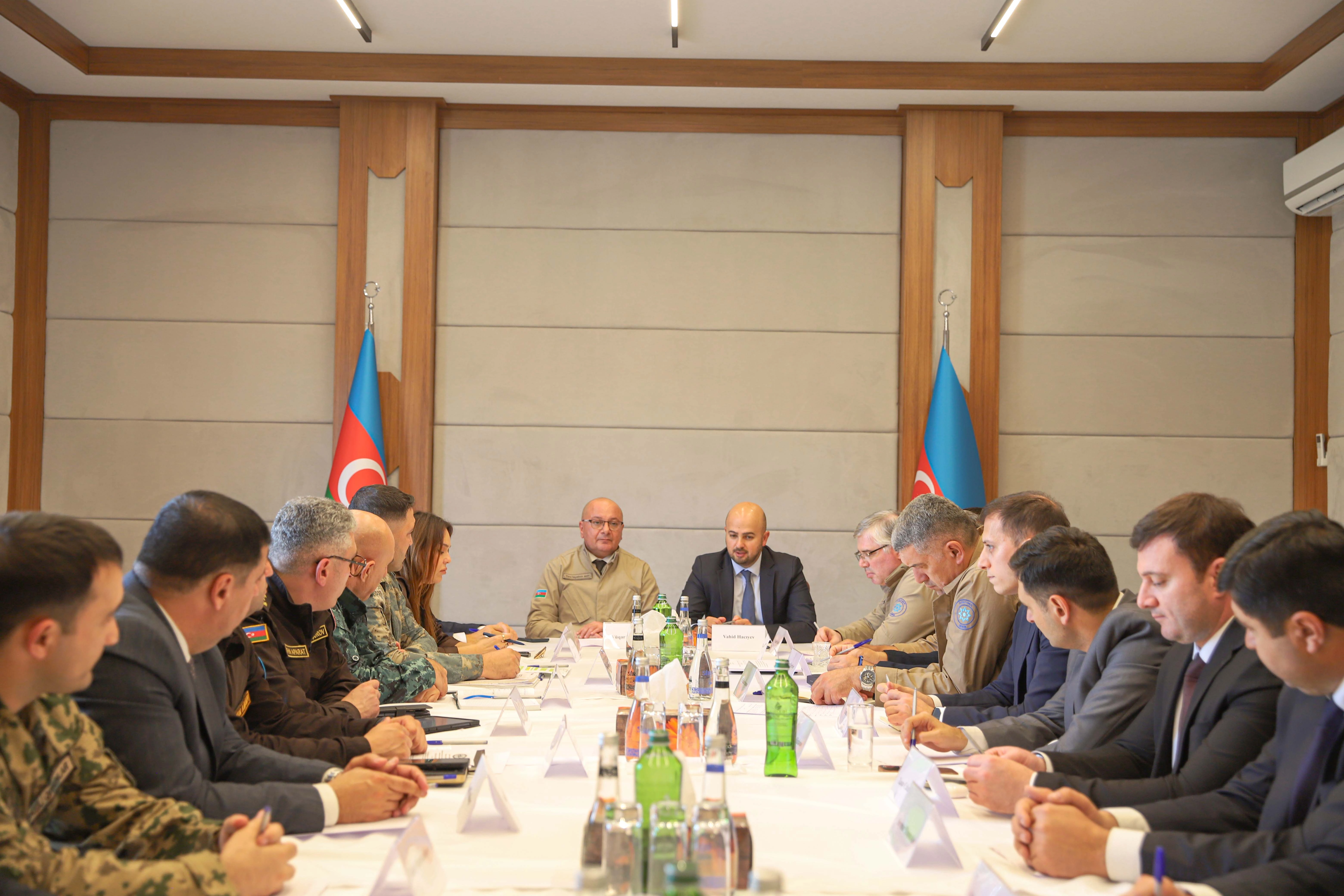 Cəbrayılda minatəmizləmə üzrə İşçi qrupun iclası keçirildi - FOTO